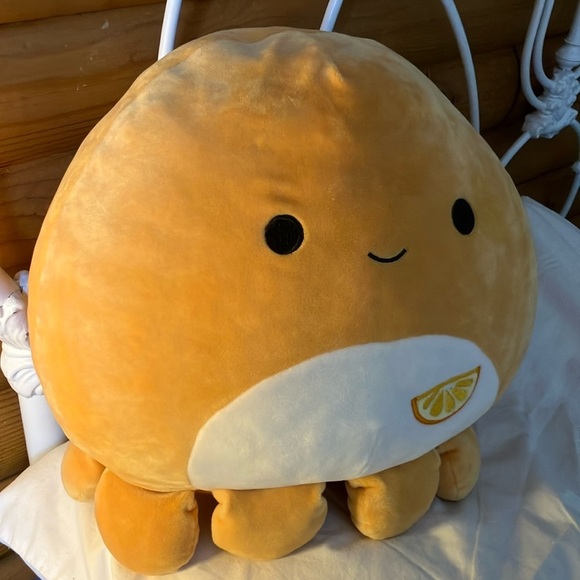 Veronica Lemon Squishmallow 12” Plush Octopus Pillow - Picture 2 of 8